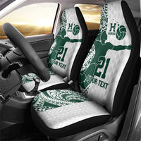 Polynesian Hawaii Volleyball Custom Car Seat Cover Kakau with Sport Style
