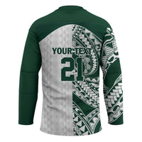 Polynesian Hawaii Volleyball Custom Hockey Jersey Kakau with Sport Style LT9 - Polynesian Pride