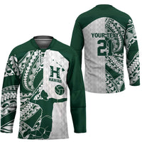 Polynesian Hawaii Volleyball Custom Hockey Jersey Kakau with Sport Style LT9 - Polynesian Pride
