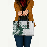 Polynesian Hawaii Volleyball Custom Leather Bag Kakau with Sport Style - Polynesian Pride