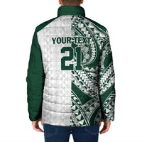 Polynesian Hawaii Volleyball Custom Padded Jacket Kakau with Sport Style - Polynesian Pride