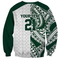 Polynesian Hawaii Volleyball Custom Sweatshirt Kakau with Sport Style LT9 - Polynesian Pride