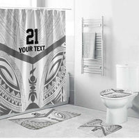 New Caledonia Football Custom Bathroom Set Go Champions Les Cagous - Polynesian Pride