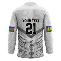 New Caledonia Football Custom Hockey Jersey Go Champions Les Cagous LT9 - Polynesian Pride