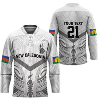 New Caledonia Football Custom Hockey Jersey Go Champions Les Cagous LT9 - Polynesian Pride