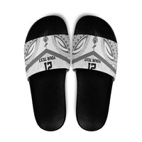 New Caledonia Football Custom Slide Sandals Go Champions Les Cagous - Polynesian Pride