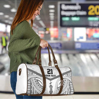 New Caledonia Football Custom Travel Bag Go Champions Les Cagous - Polynesian Pride