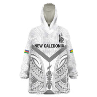 New Caledonia Football Custom Wearable Blanket Hoodie Go Champions Les Cagous
