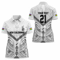 New Caledonia Football Custom Women Polo Shirt Go Champions Les Cagous
