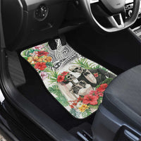 Skeleton Love for Valentines Day Car Mats Polynesian Tribal Love Forever LT9 - Polynesian Pride