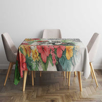 Skeleton Love for Valentines Day Tablecloth Polynesian Tribal Love Forever LT9 - Polynesian Pride