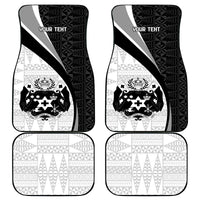 Personalised Tonga Emancipation Day Car Mats Since 1970 Ngatu Tribal Pattern LT9 - Polynesian Pride