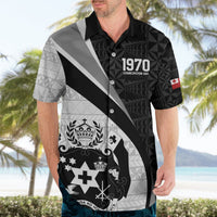 Personalised Tonga Emancipation Day Hawaiian Shirt Since 1970 Ngatu Tribal Pattern LT9 - Polynesian Pride