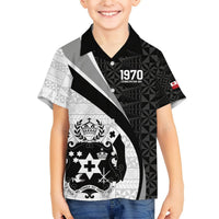 Personalised Tonga Emancipation Day Hawaiian Shirt Since 1970 Ngatu Tribal Pattern LT9 - Polynesian Pride