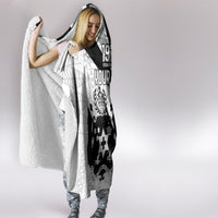 Personalised Tonga Emancipation Day Hooded Blanket Since 1970 Ngatu Tribal Pattern LT9 - Polynesian Pride