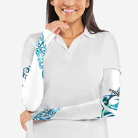 All White Maori Tribal Tattoo Personalised Arm Sleeves Polynesian Style - Polynesian Pride