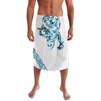 All White Maori Tribal Tattoo Personalised Lavalava Polynesian Style