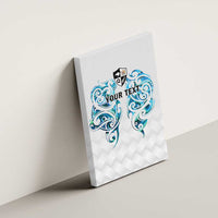 Queensland Maori Kiwi Personalised Canvas Wall Art Ma Kakariki Papua Shell Maori Tribal Tattoo LT9 - Polynesian Pride