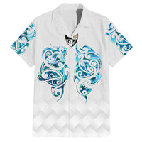 Queensland Maori Kiwi Personalised Family Matching Off Shoulder Maxi Dress and Hawaiian Shirt Ma Kakariki Papua Shell Maori Tribal Tattoo