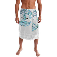 Queensland Maori Kiwi Personalised Lavalava Ma Kakariki Papua Shell Maori Tribal Tattoo LT9 White - Polynesian Pride