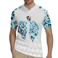 Queensland Maori Kiwi Personalised Rugby Jersey Ma Kakariki Papua Shell Maori Tribal Tattoo