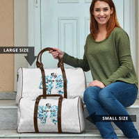 Queensland Maori Kiwi Personalised Travel Bag Ma Kakariki Papua Shell Maori Tribal Tattoo - Polynesian Pride