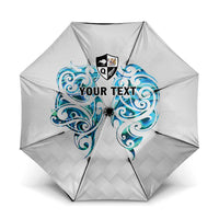 Queensland Maori Kiwi Personalised Umbrella Ma Kakariki Papua Shell Maori Tribal Tattoo - Polynesian Pride