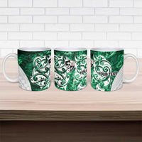 Queensland Maori Kiwi Personalised Ceramic Mug Kikirangi Papua Shell Maori Tribal Tattoo - Polynesian Pride