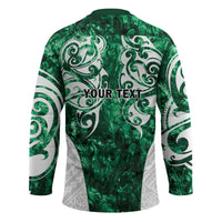 Queensland Maori Kiwi Personalised Hockey Jersey Kikirangi Papua Shell Maori Tribal Tattoo LT9 - Polynesian Pride