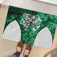 Queensland Maori Kiwi Personalised Rubber Doormat Kikirangi Papua Shell Maori Tribal Tattoo LT9 - Polynesian Pride