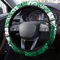 Queensland Maori Kiwi Steering Wheel Cover Kikirangi Papua Shell Maori Tribal Tattoo LT9 - Polynesian Pride