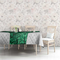 Queensland Maori Kiwi Personalised Tablecloth Kikirangi Papua Shell Maori Tribal Tattoo LT9 - Polynesian Pride