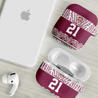 Queensland Maori Nga Hau E Wha Custom AirPods Case Polynesian Maori Tribal Pattern - Polynesian Pride