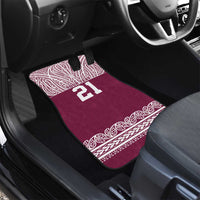 Queensland Maori Nga Hau E Wha Custom Car Mats Polynesian Maori Tribal Pattern LT9 - Polynesian Pride