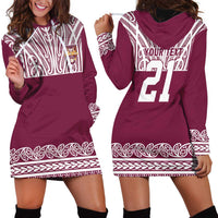 Queensland Maori Nga Hau E Wha Custom Hoodie Dress Polynesian Maori Tribal Pattern LT9 - Polynesian Pride