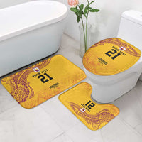 Queensland Papua New Guinea Custom Bathroom Set All Gold Pacific PNG Tribal Style - Polynesian Pride