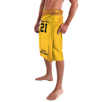 Queensland Papua New Guinea Custom Lavalava All Gold Pacific PNG Tribal Style