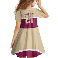 Queensland Samoa Custom Family Matching Off The Shoulder Long Sleeve Dress and Hawaiian Shirt Maroon Pacific Polynesian Tribal Pattern