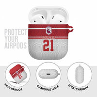 Queensland Tonga Custom AirPods Case QLD with Tongan Ngatu Pattern LT9 - Polynesian Pride