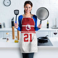 Queensland Tonga Custom Apron QLD with Tongan Ngatu Pattern LT9 - Polynesian Pride
