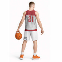 Queensland Tonga Custom Basketball Jersey QLD with Tongan Ngatu Pattern LT9 - Polynesian Pride