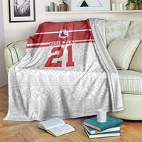 Queensland Tonga Custom Blanket QLD with Tongan Ngatu Pattern