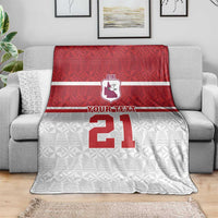 Queensland Tonga Custom Blanket QLD with Tongan Ngatu Pattern