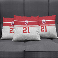 Queensland Tonga Custom Pillow Cover QLD with Tongan Ngatu Pattern - Polynesian Pride