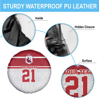 Queensland Tonga Custom Spare Tire Cover QLD with Tongan Ngatu Pattern