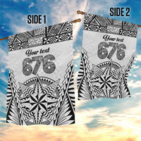 Personalised Tonga 676 Garden Flag Tribal Kupesi Ngatu Unique LT9 - Polynesian Pride