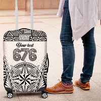 Personalised Tonga 676 Luggage Cover Tribal Kupesi Ngatu Unique