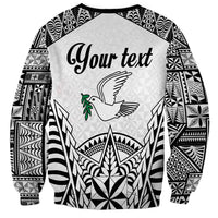 Personalised Tonga 676 Sweatshirt - Tribal Kupesi Ngatu Unique LT9 - Polynesian Pride