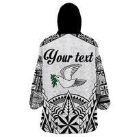 Personalised Tonga 676 Wearable Blanket Hoodie Tribal Kupesi Ngatu Unique