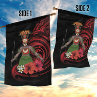 Huli Wigmen Tribe Hela Province Garden Flag Papua New Guinea Indigenous Pattern LT9 - Polynesian Pride